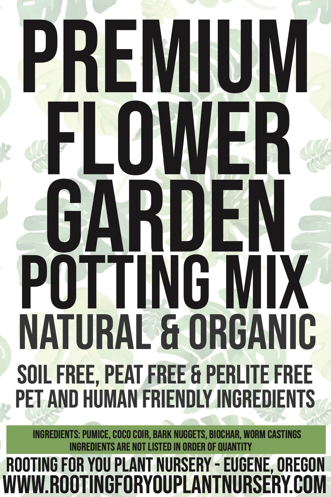 Premium Flower Garden Potting Mix - General Purpose For Florals