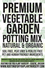 Load image into Gallery viewer, Premium Vegetable Garden Potting Mix - General Purpose For Vegetable Garden Plants
